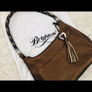NWOT Brighton Barbados Ziptop Hobo Bag